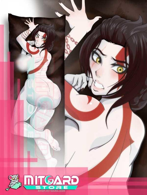 GOD OF WAR Female Kratos Body pillow case Dakimakura - 3